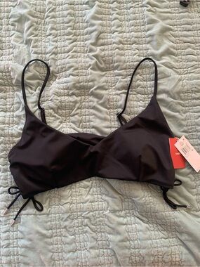 Andie Black Adjustable Bikini Top